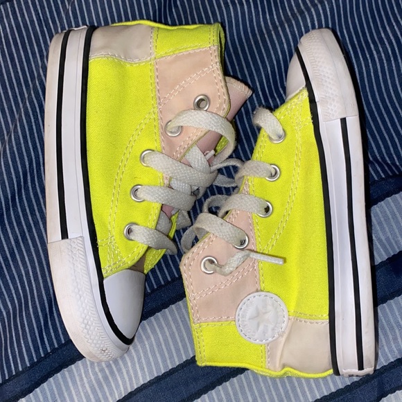 Converse Neon colorblock high tops - Picture 2 of 4